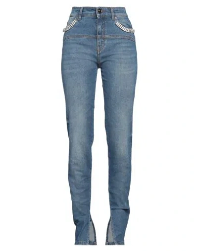 Pinko Woman Jeans Blue Size 27 Cotton, Elastane
