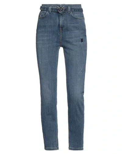 Pinko Woman Jeans Blue Size 28 Cotton, Elastane