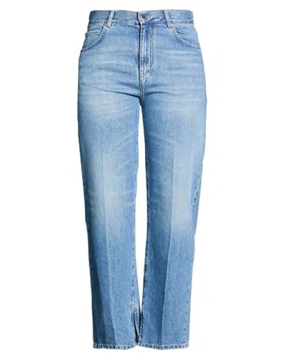 Pinko Woman Jeans Blue Size 29 Cotton, Lyocell