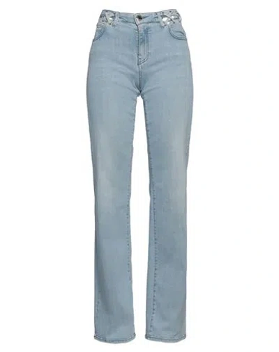 Pinko Woman Jeans Blue Size 28 Cotton, Lyocell, Elastomultiester, Rubber, Elastane