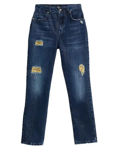 Pinko Woman Jeans Blue Size 29 Cotton, Lyocell, Metallic Fiber