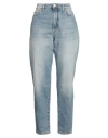 Pinko Woman Jeans Blue Size 30 Cotton In Blue