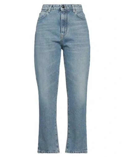 Pinko Woman Jeans Blue Size 30 Cotton