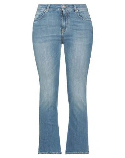 Pinko Woman Jeans Blue Size 30 Polyester, Cotton