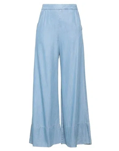Pinko Woman Denim Pants Blue Size 25 Lyocell