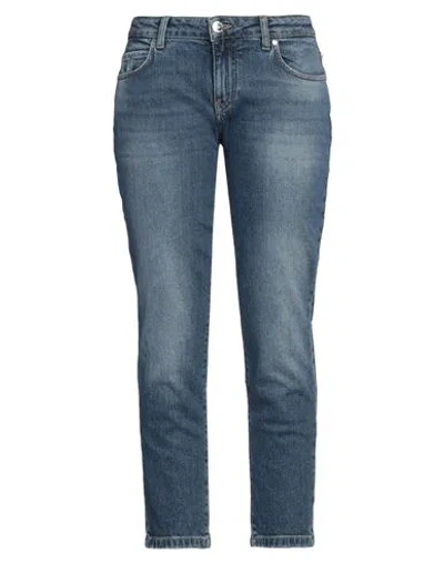 Pinko Woman Jeans Blue Size 28 Cotton, Elastane