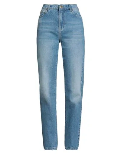 Pinko Woman Jeans Blue Size 31 Cotton, Lyocell, Elastane