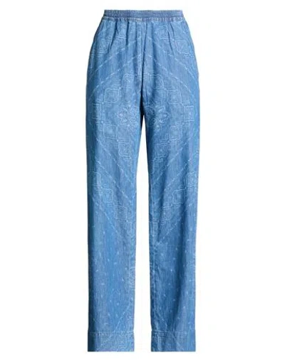 Pinko Woman Jeans Blue Size 8 Cotton