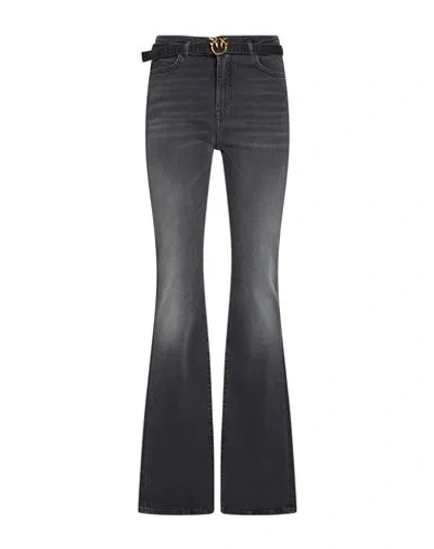 Pinko Woman Jeans Charcoal Size 31 Cotton, Polyester, Elastane In Grey