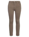 Pinko Woman Jeans Military Green Size 30 Cotton, Viscose, Lyocell, Polyester