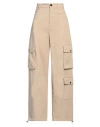 Pinko Woman Jeans Sand Size 4 Cotton, Elastane In Beige