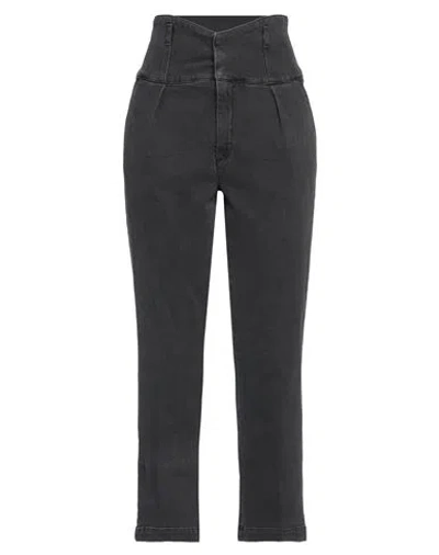 Pinko Woman Jeans Steel Grey Size 29 Cotton, Elastane In Gray