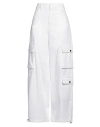 Pinko Woman Jeans White Size 2 Cotton, Elastane In White