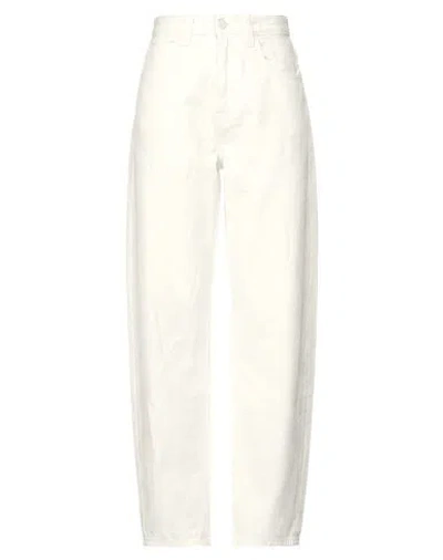 Pinko Woman Jeans White Size 24 Cotton
