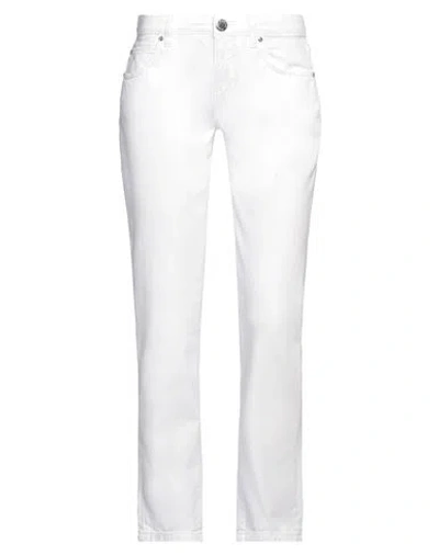PINKO PINKO DENIM WOMAN JEANS WHITE SIZE 26 COTTON