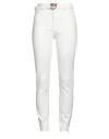 Pinko Woman Jeans White Size 32 Cotton, Viscose, Lyocell, Elastomultiester, Elastane In White