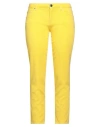 Pinko Woman Jeans Yellow Size 27 Cotton