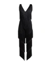 Pinko Woman Jumpsuit Black Size 10 Polyester, Acetate In Black