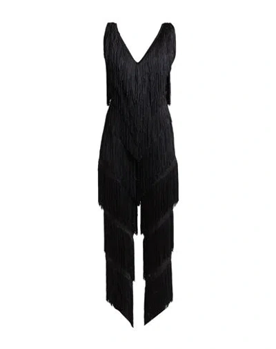 Pinko Woman Jumpsuit Black Size 10 Polyester, Acetate