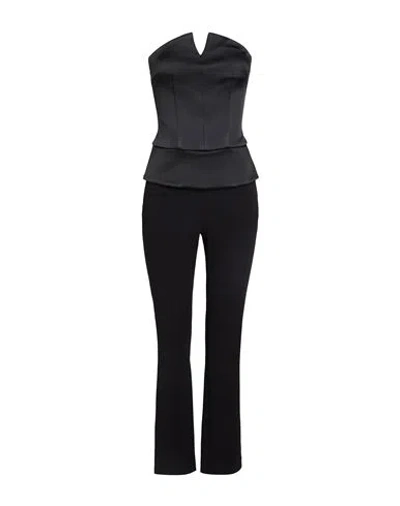 Pinko Woman Jumpsuit Black Size 2 Viscose, Elastane, Polyamide, Acetate