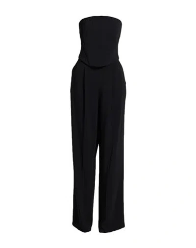 Pinko Woman Jumpsuit Black Size 4 Viscose, Elastane, Nylon