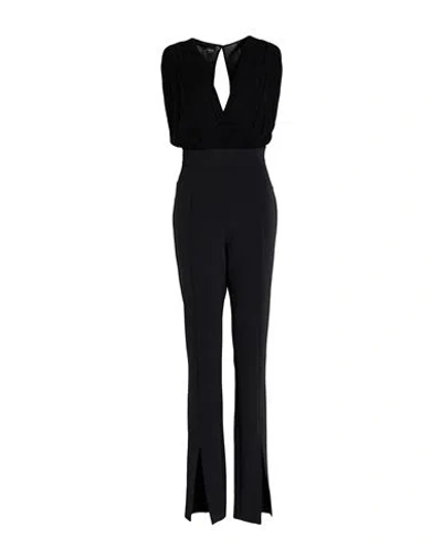 Pinko Woman Jumpsuit Black Size 8 Polyester, Elastane
