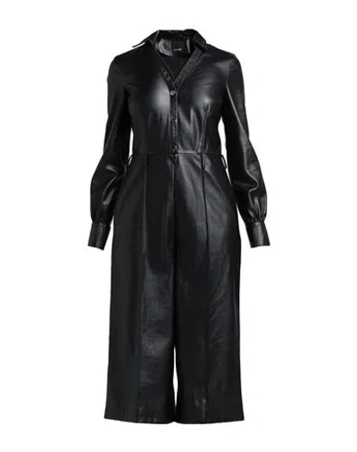Pinko Woman Jumpsuit Black Size 8 Polyester, Polyurethane