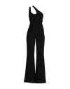 Pinko Cut-out Flared-leg Jumpsuit In Black