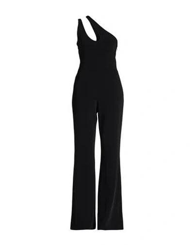 PINKO PINKO WOMAN JUMPSUIT BLACK SIZE L POLYAMIDE, VISCOSE, ELASTANE