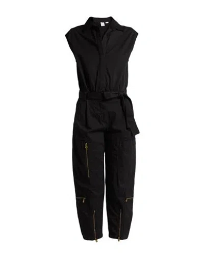 Pinko Woman Jumpsuit Black Size Xs Cotton, Elastane