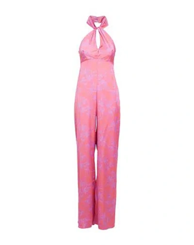 Pinko Woman Jumpsuit Coral Size 4 Polyester