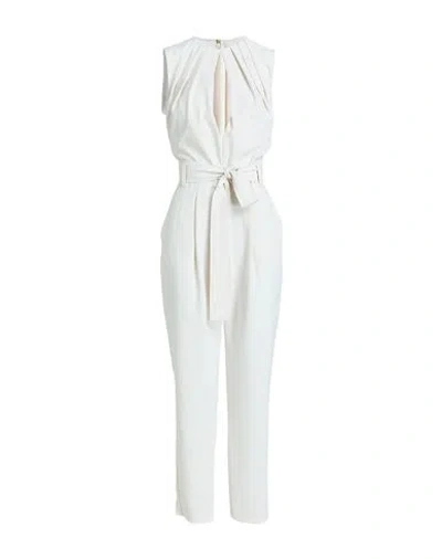 Pinko Woman Jumpsuit Ivory Size 4 Polyester In White
