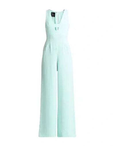 Pinko Woman Jumpsuit Light Green Size 2 Polyester, Elastane