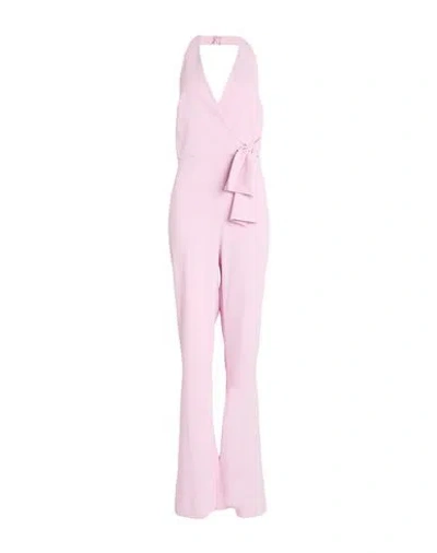 Pinko Woman Jumpsuit Light Pink Size 6 Polyester, Elastane