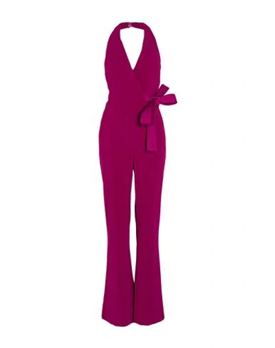 Pinko Woman Jumpsuit Plum Size 2 Polyester, Elastane In Purple