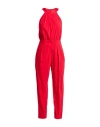 Pinko Woman Jumpsuit Red Size 6 Polyester, Elastane