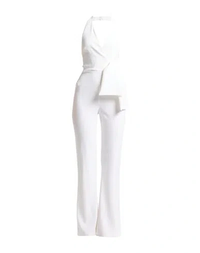 Pinko Woman Jumpsuit White Size 2 Polyester, Elastane In White