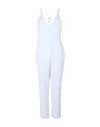 Pinko Woman Jumpsuit White Size 8 Polyester, Elastane In White