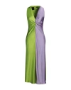 Pinko Woman Maxi Dress Acid Green Size 4 Polyester In Green