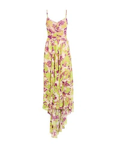 Pinko Woman Maxi Dress Beige Size 14 Viscose, Polyamide In Multi