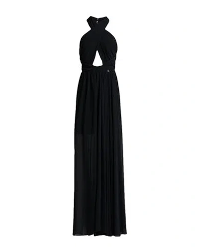 Pinko Woman Maxi Dress Black Size 10 Polyester
