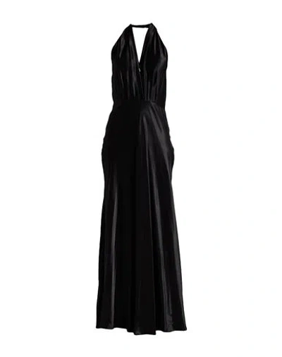 Pinko Woman Maxi Dress Black Size 10 Viscose