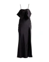 Pinko Woman Maxi Dress Black Size 2 Polyester In Black