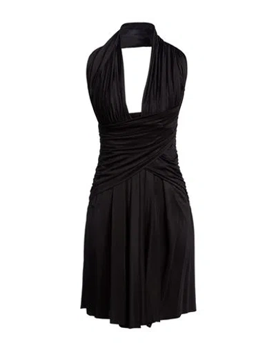 Pinko Woman Maxi Dress Black Size 4 Acetate, Elastane