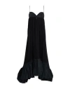 Pinko Woman Maxi Dress Black Size 4 Polyester In Black
