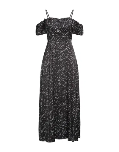 Pinko Long Dresses In Black