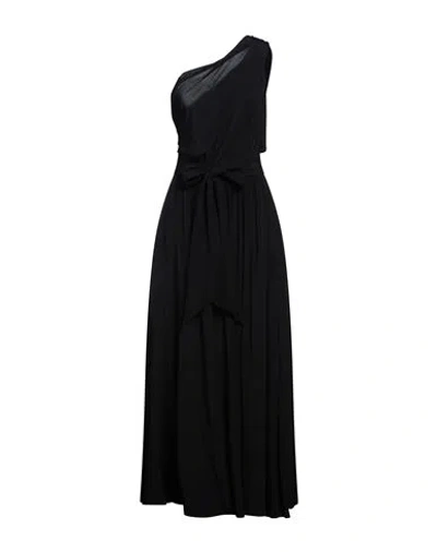 Pinko Woman Maxi Dress Black Size 6 Viscose