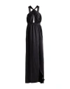 Pinko Woman Maxi Dress Black Size 8 Polyester
