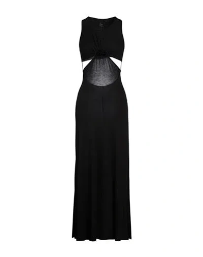 Pinko Woman Maxi Dress Black Size L Viscose