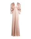 Pinko Woman Maxi Dress Blush Size 6 Polyester In Pink